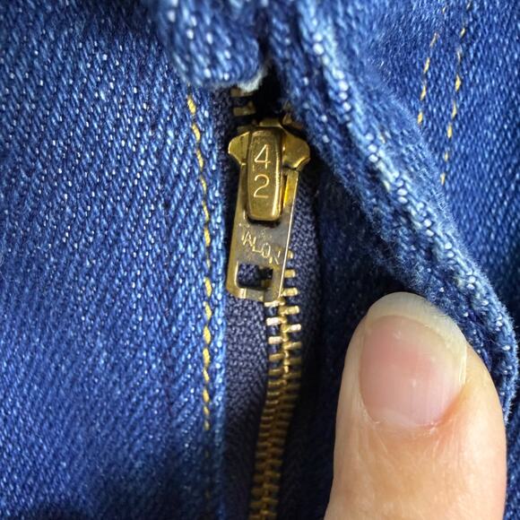 VINTAGE DARK WASH DENIM JEANS LEE size 6 - Picture 9 of 10